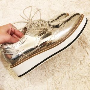 Silver Oxfords